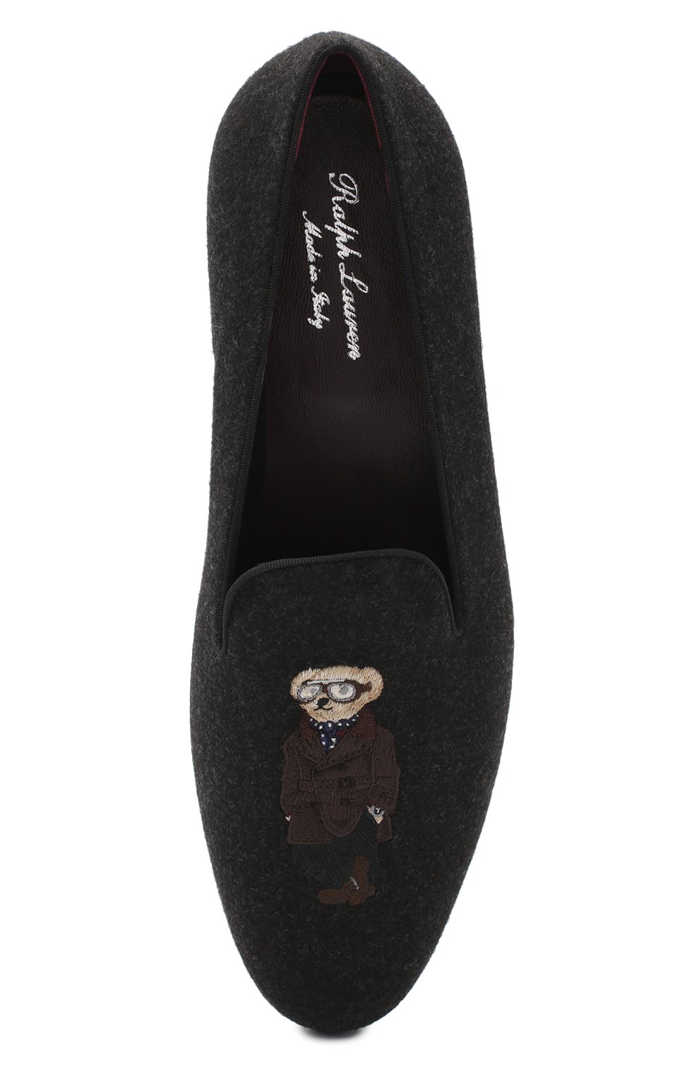 Текстильные лоферы RALPH LAUREN, арт. 815815811, фото 5