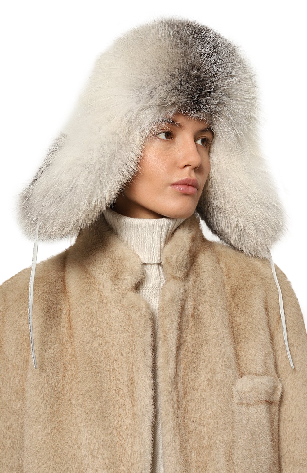 Шапка-ушанка дарья с мехом лисы FURLAND, арт. 0194809610017600204, фото 2