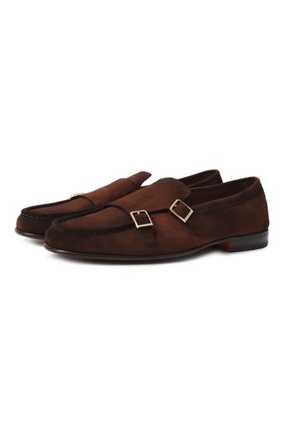 Мужские замшевые монки hero SANTONI, арт. MCHG18390LA4SEAA