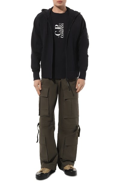 Хлопковая футболка C.P. COMPANY, арт. 16CMTS139A005100W, фото 2