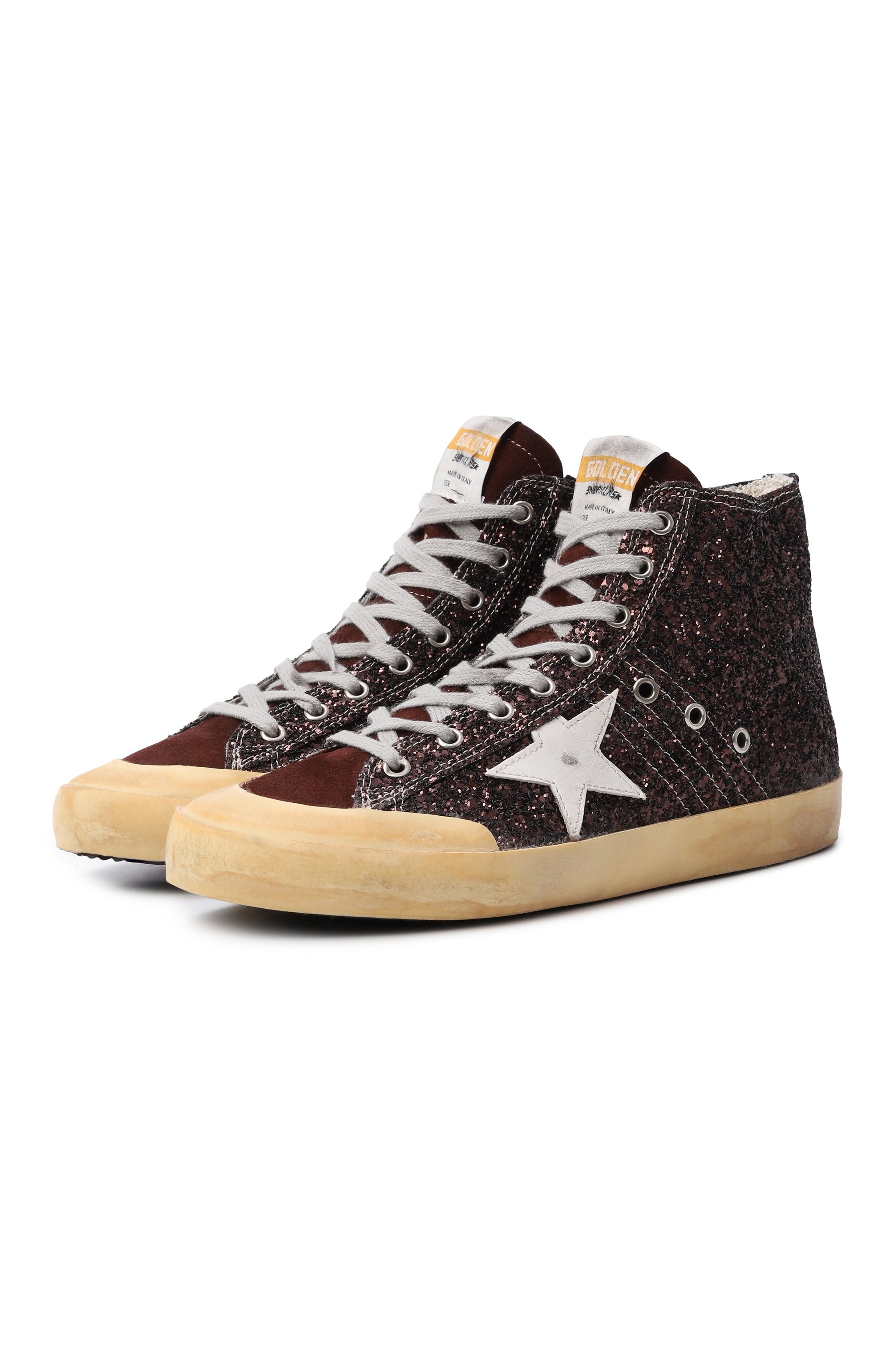 Комбинированные кеды francy penstar GOLDEN GOOSE DELUXE BRAND, арт. GWF00114.F004048, фото 1
