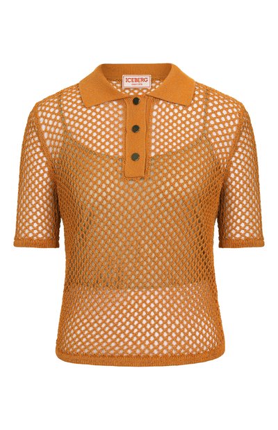 Женское хлопковое поло ICEBERG, арт. A002/7510