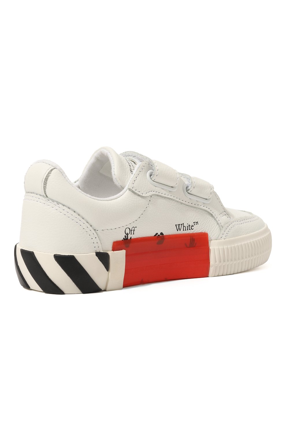 Кожаные кеды safety tag OFF-WHITE, арт. 0BIA005C99LEA0010110, фото 3