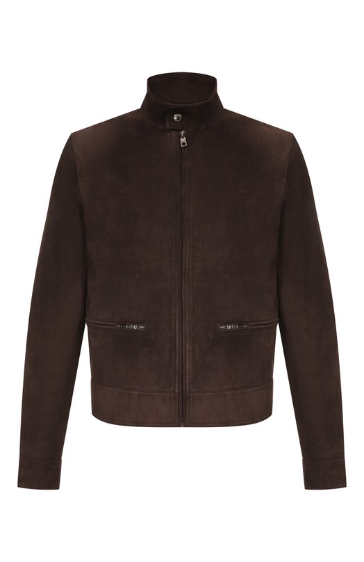 Замшевая куртка Dolce & Gabbana G9AWML/HULU2 Коричневый G9AWML/HULU2