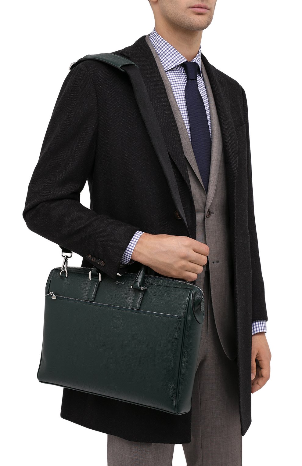 Кожаная сумка для ноутбука SERAPIAN, арт. SEV0LMLL6198M38B, фото 5
