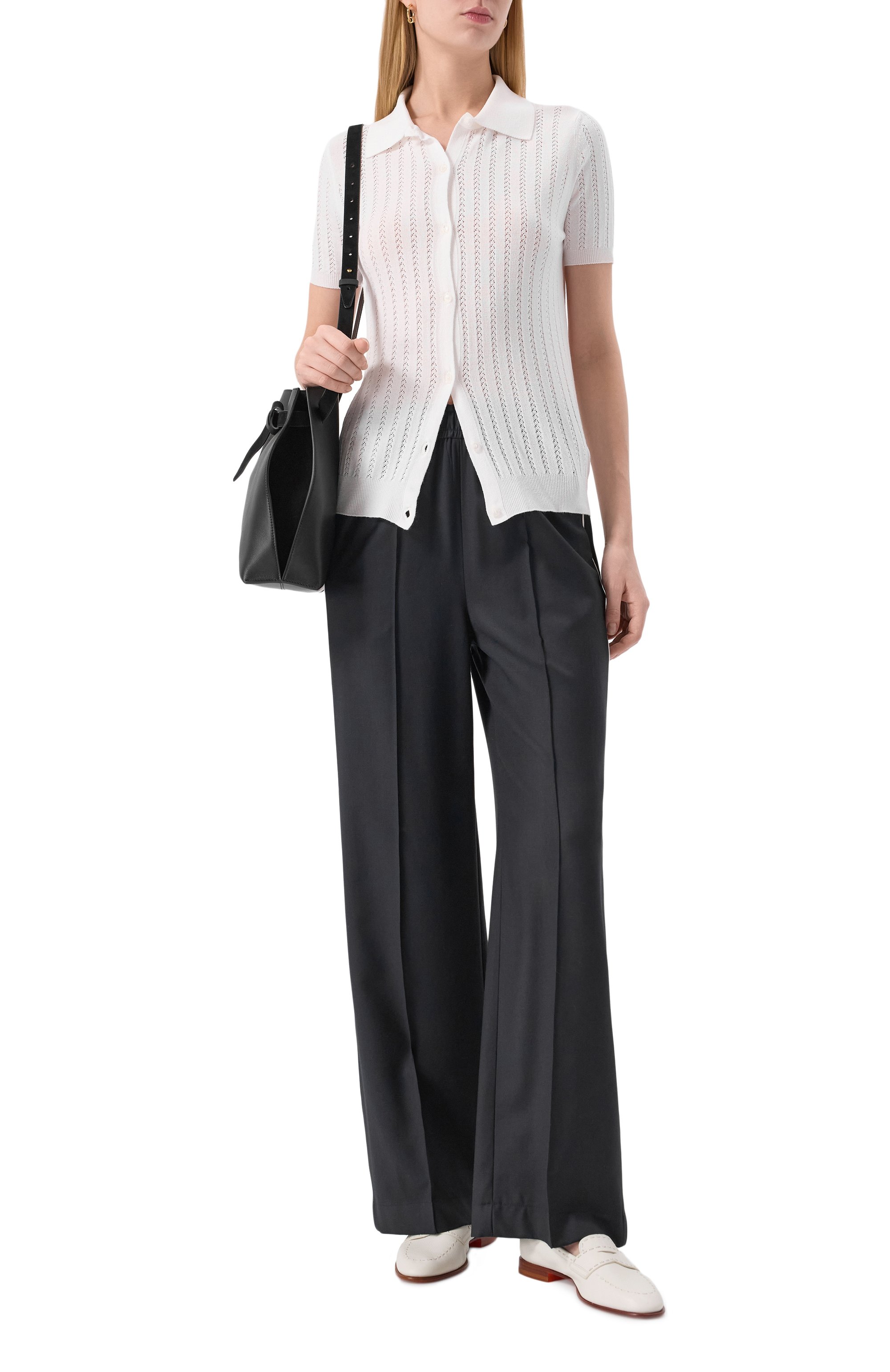 Кожаные пенни-лоферы SANTONI, арт. WUSG71437HAFSWKA, фото 2