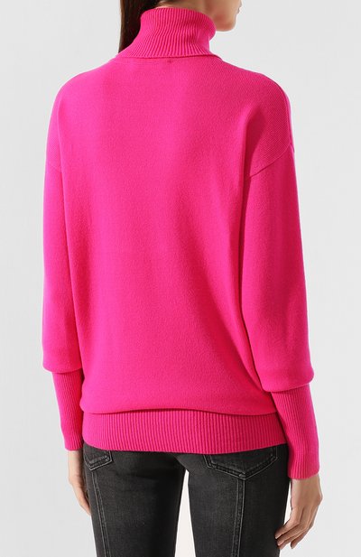 Кашемировая водолазка VICTORIA BECKHAM фуксия цвета по цене 59950 руб., арт. JU KNT 71008, фото 4 Кашемировая водолазка VICTORIA BECKHAM, арт. JU KNT 71008, фото 4