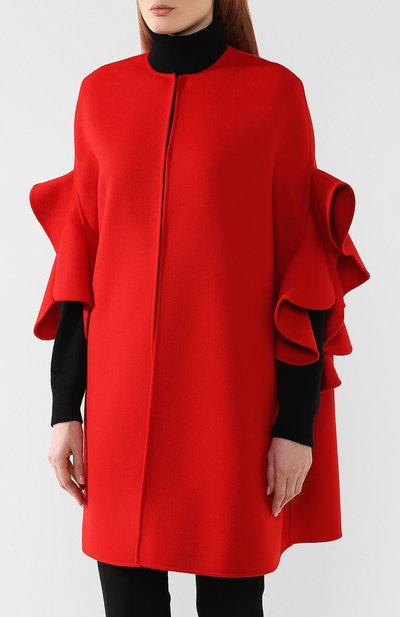 Пончо из смеси шерсти и кашемира VALENTINO, арт. SB3CG1A015E, фото 3