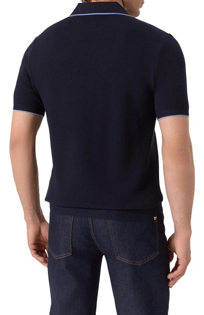 Поло из хлопка и кашемира PAUL&SHARK, арт. 25411625/3XL, фото 4