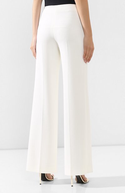 Шелковые брюки ROLAND MOURET белого цвета по цене 93950 руб., арт. PS20/S0855/F4044, фото 4 Шелковые брюки ROLAND MOURET, арт. PS20/S0855/F4044, фото 4