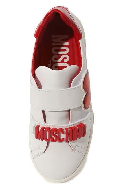 Кожаные кеды MOSCHINO, арт. 77459/36-41, фото 4