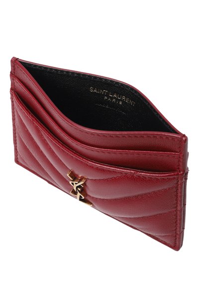 Кожаный футляр для кредитных карт SAINT LAURENT, арт. 863725/AAEAX, фото 3