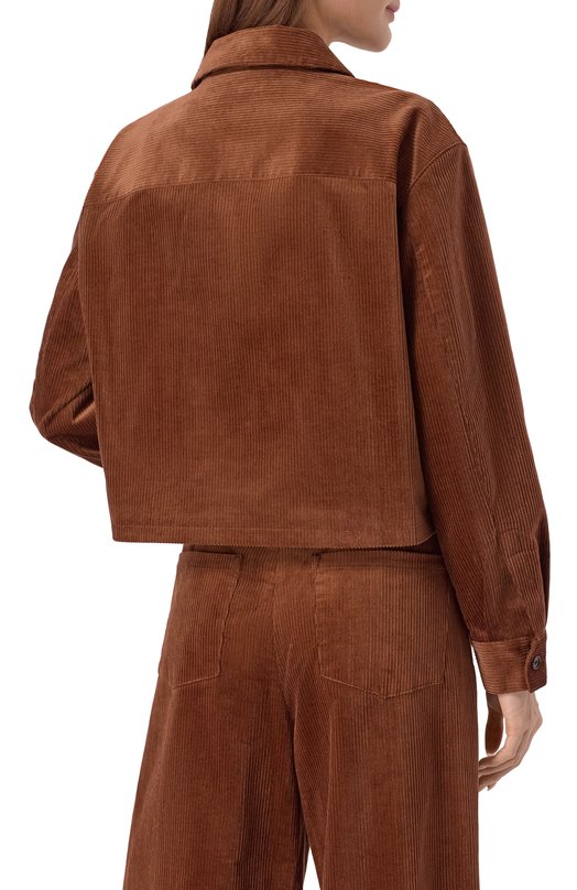 Вельветовая куртка Theory P1004102 Коричневый  P1004102 Фото 4