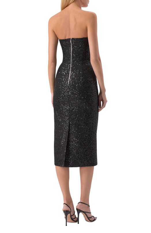 Платье с отделкой пайетками Chapurin D/20762/28979-М Чёрный  D/20762/28979-М Фото 3