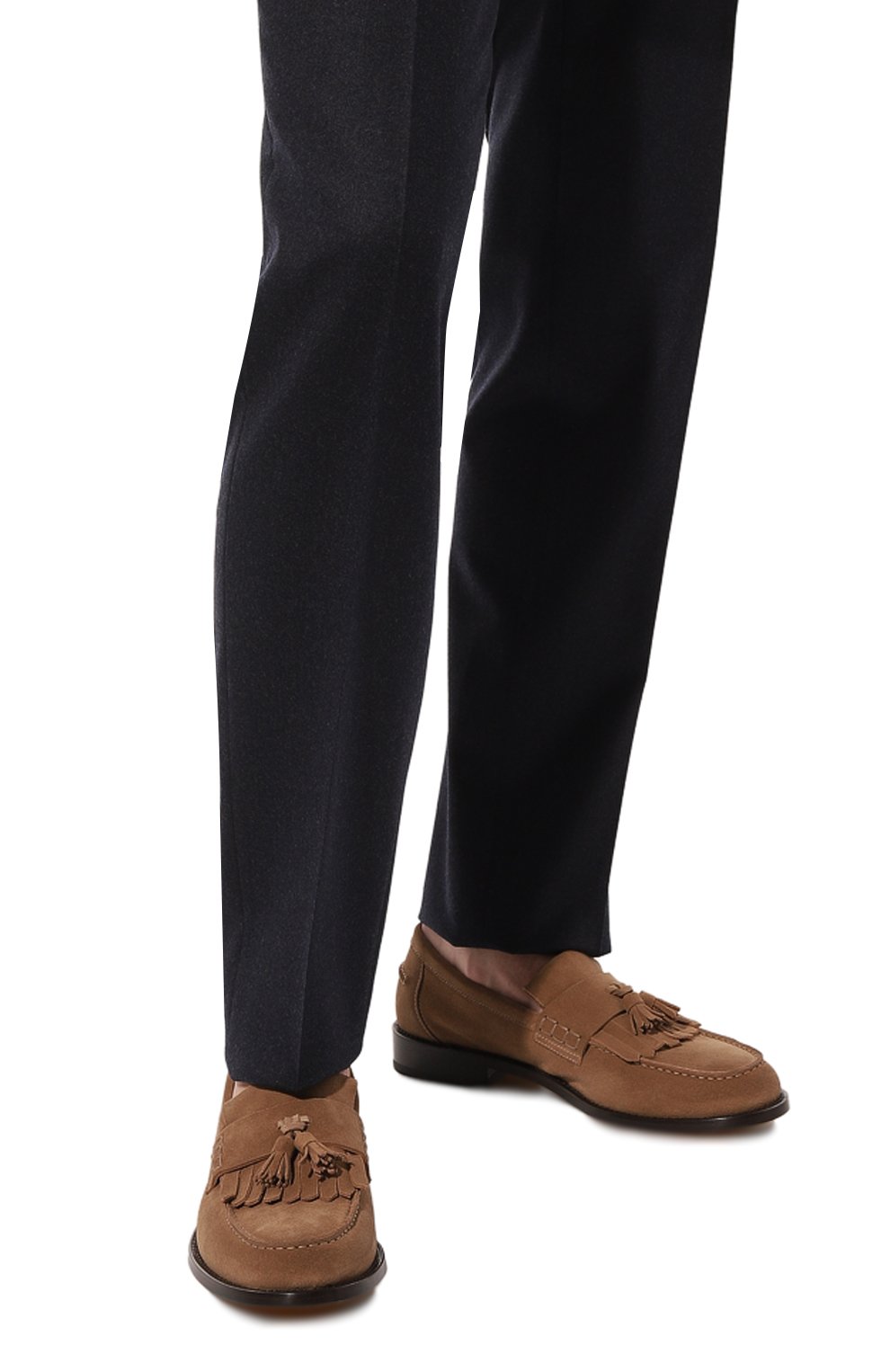 Замшевые лоферы DOUCAL'S, арт. DU3286GRANUY106T, фото 3