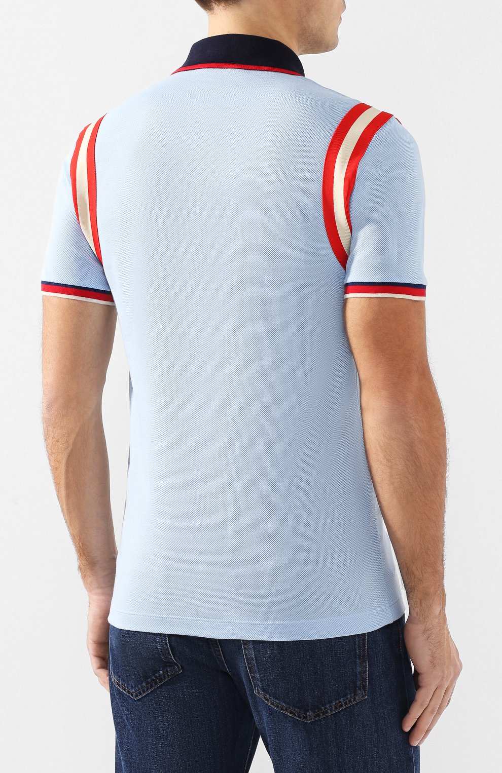 Хлопковое поло GUCCI, арт. 500971/X9M37, фото 4