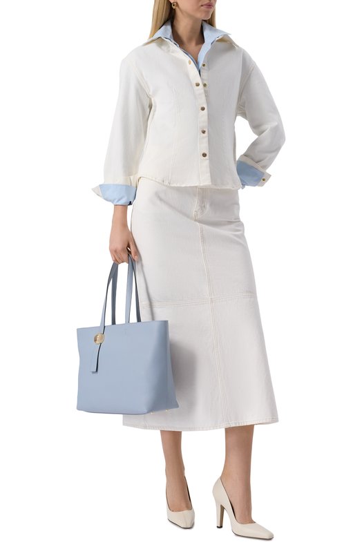 Сумка-тоут Sfera large Furla WB01353/HSF000 Голубой  WB01353/HSF000 Фото 7