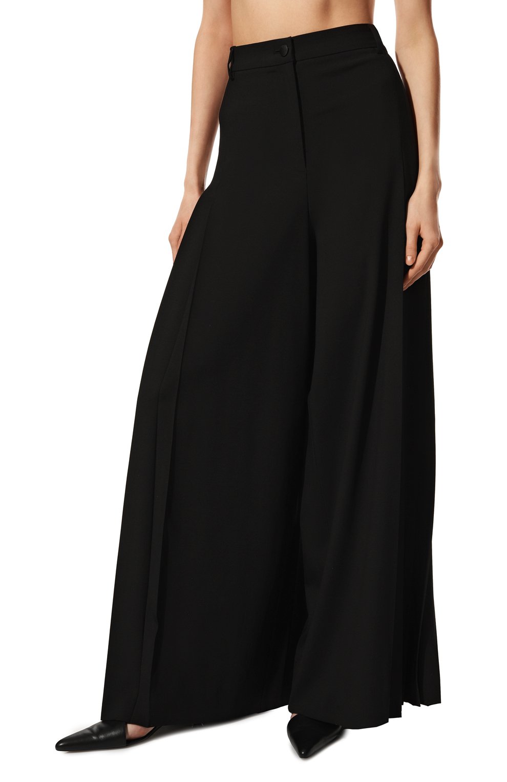 Шерстяные брюки DOLCE & GABBANA черного цвета по цене 124500 руб., арт. FTBYPT/FUBAJ, фото 3 Шерстяные брюки DOLCE & GABBANA, арт. FTBYPT/FUBAJ, фото 3