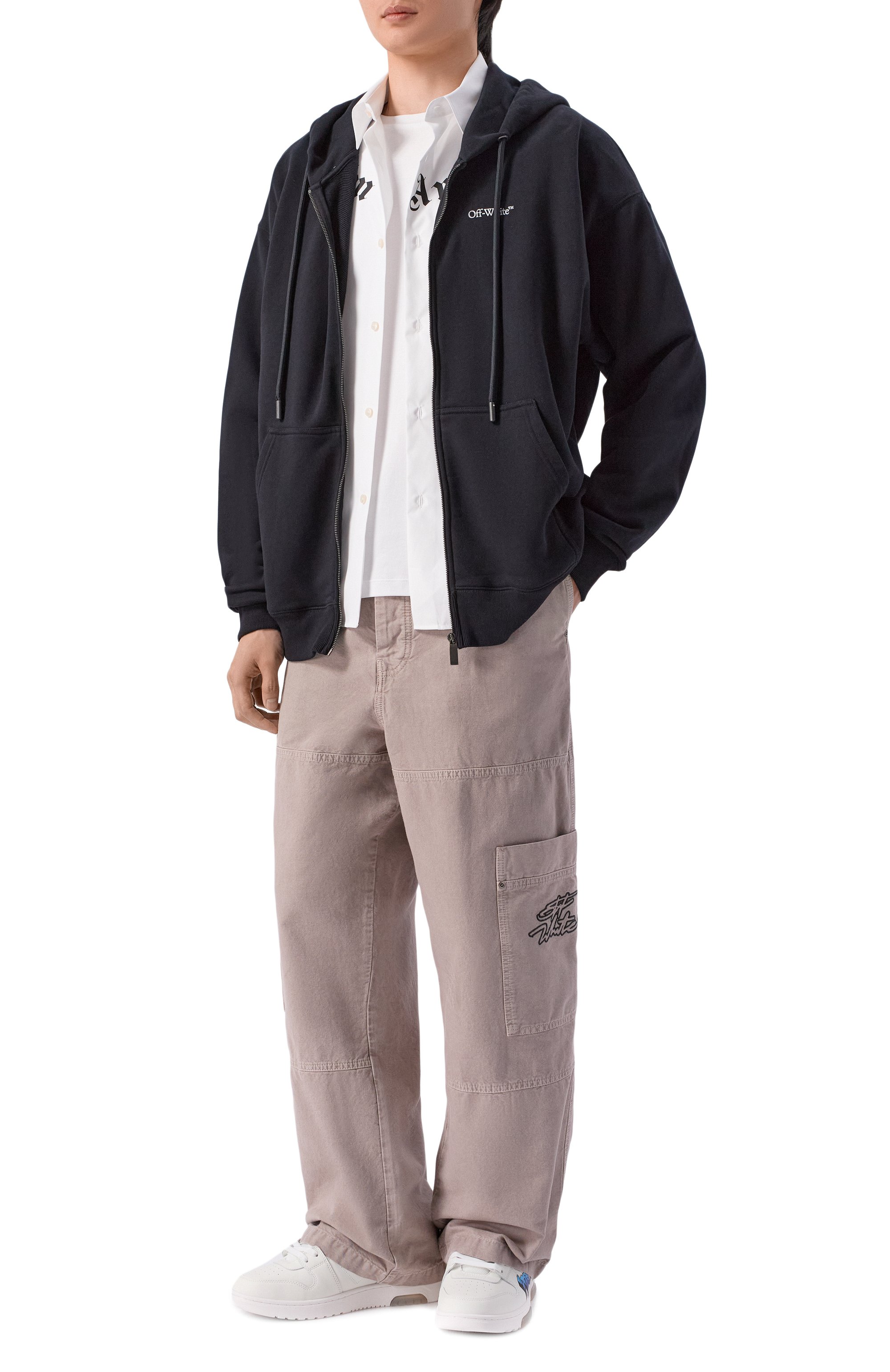 Хлопковая рубашка PALM ANGELS, арт. PMGE04KS26FAB001, фото 2