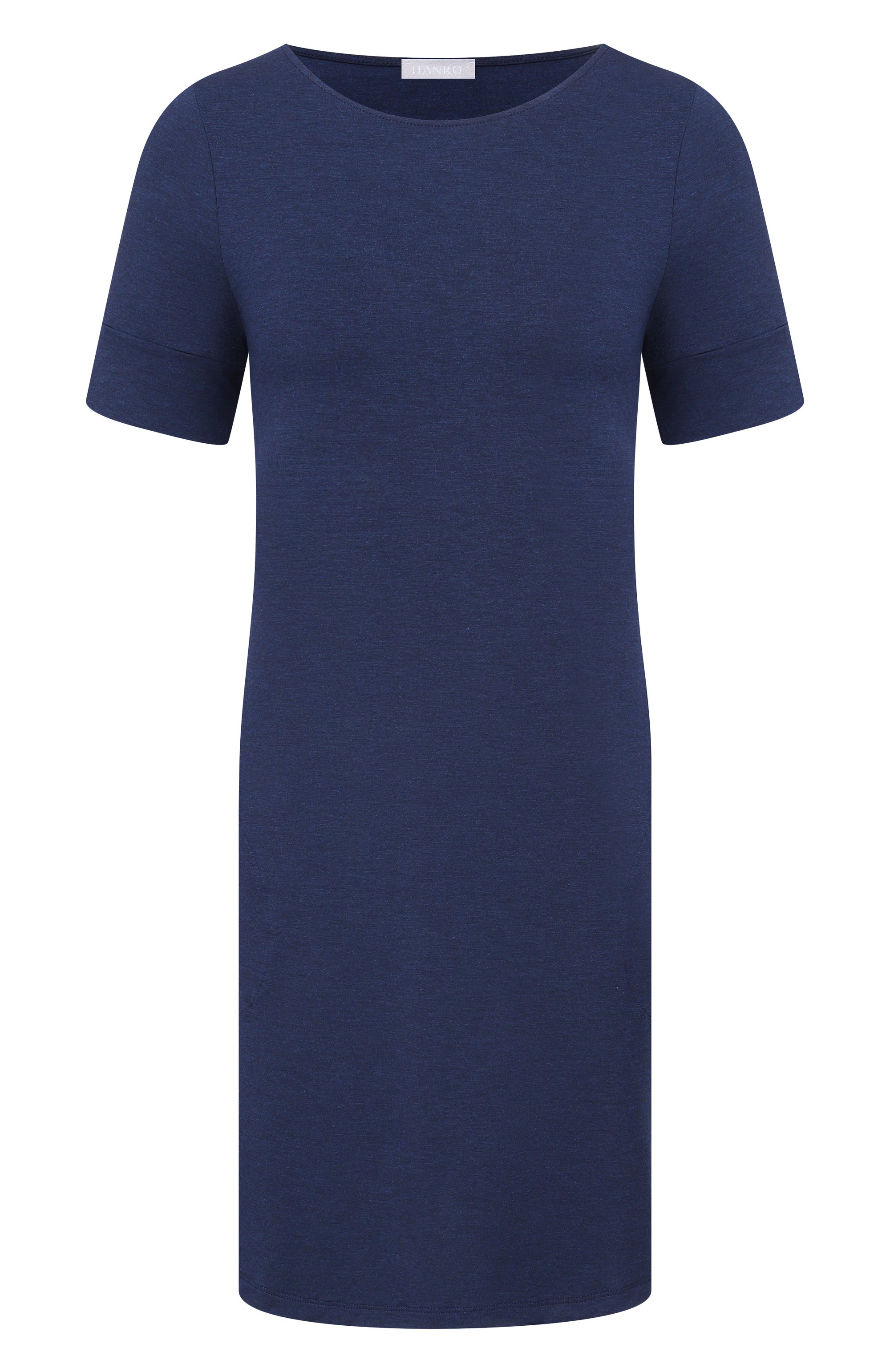 Сорочка из вискозы HANRO синего цвета по цене 18930 руб., арт. 074949, фото 1 Сорочка из вискозы HANRO, арт. 074949, фото 1