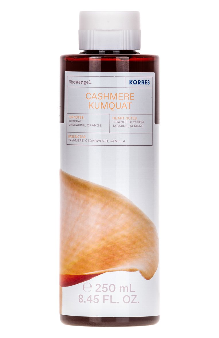 Гель для душа "кашемировый кумкват" (250ml) KORRES бесцветного цвета, арт. 5203069092343 | Фото 1 (Нос: Не проставлено; Региональные ограничения белый список (Axapta Mercury): Не проставлено; Назначение: Для тела; Тип продукта: Гели; Косметика кросс-кт: Уход У)
