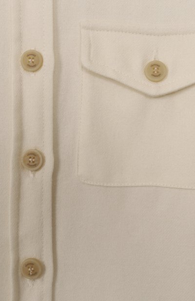 Рубашка из вискозы и шерсти ELEVENTY кремового цвета по цене 22500 руб., арт. EX5A10/I0233/10-16, фото 3 Рубашка из вискозы и шерсти ELEVENTY, арт. EX5A10/I0233/10-16, фото 3