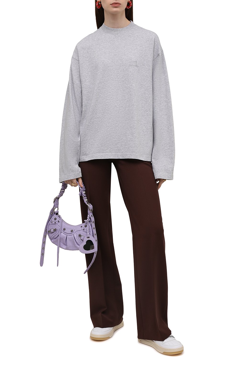 Хлопковый лонгслив BALENCIAGA, арт. 675050/TLVA6, фото 2