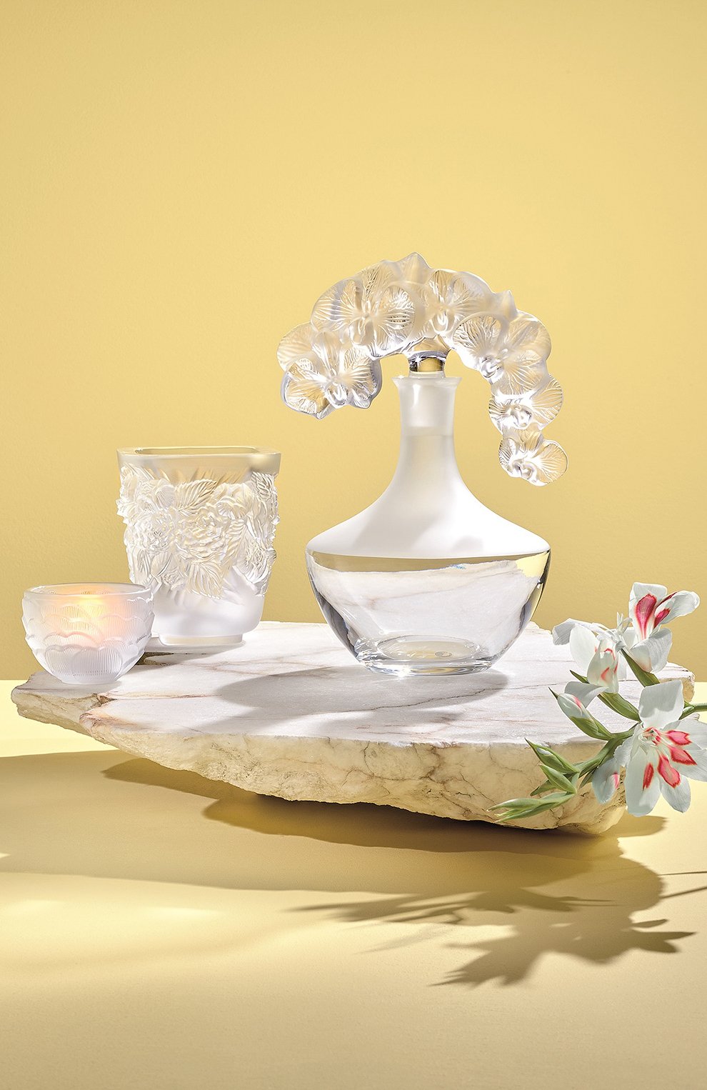 Подсвечник pivoine LALIQUE, арт. 10722800, фото 2