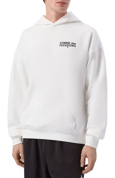 Хлопковое худи COMME DES FUCKDOWN, арт. CFABM01910, фото 3