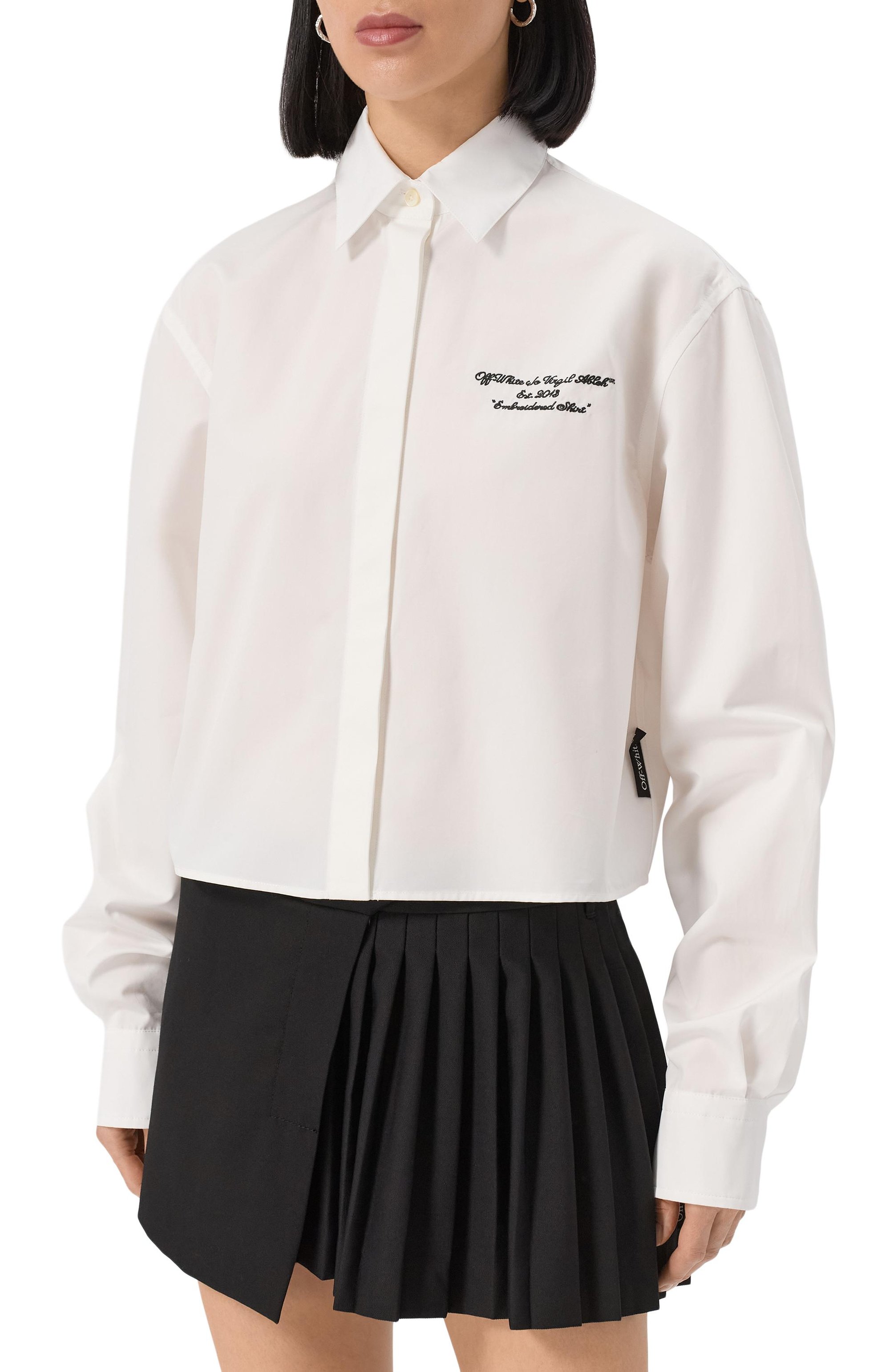 Хлопковая рубашка OFF-WHITE, арт. 0WGE02AS25FAB0010110, фото 3