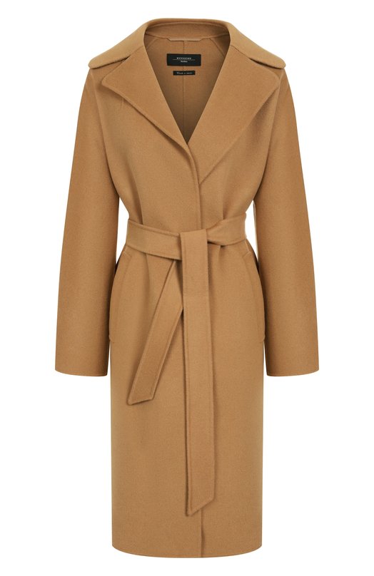 Шерстяное пальто Weekend Max Mara CIVADA Коричневый CIVADA