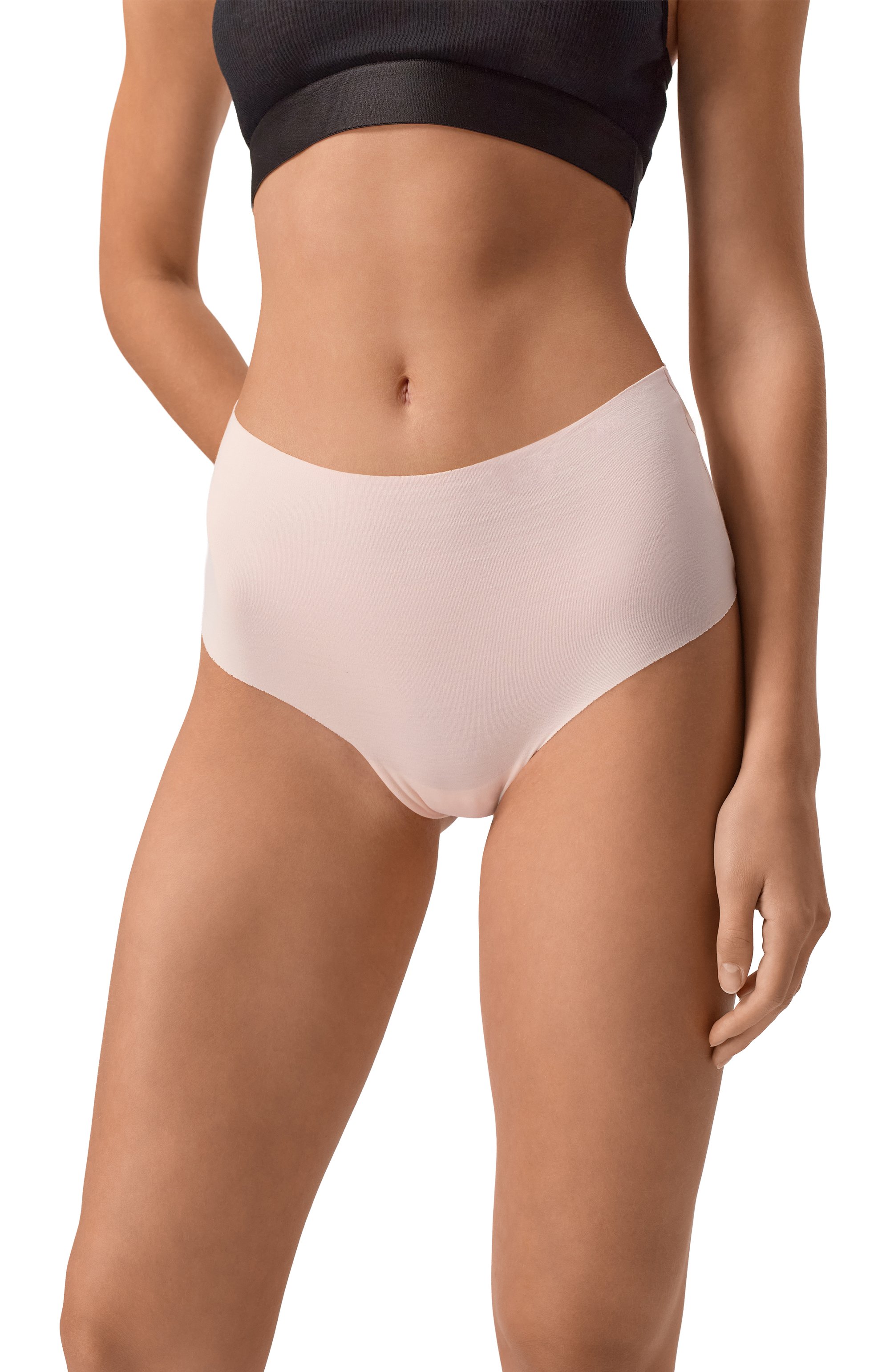 Хлопковые трусы-слипы с завышенной талией HANRO, арт. 071244, фото 2