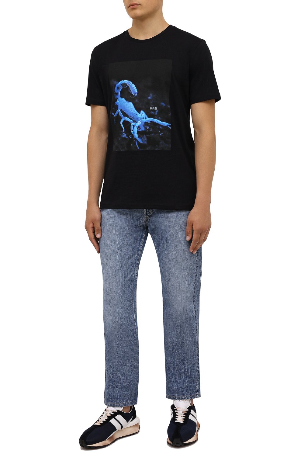 Хлопковая футболка BOSS, арт. 50453648, фото 2