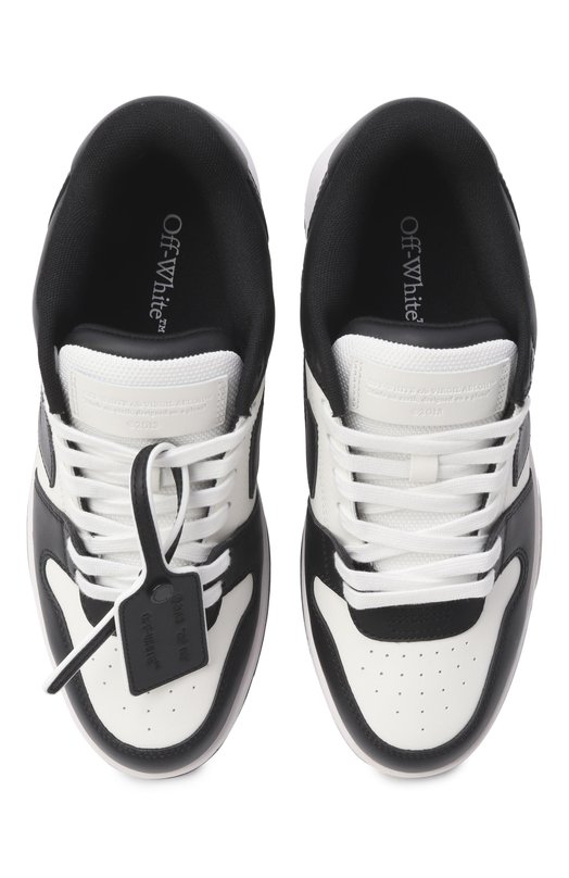 Комбинированные кеды Out of Office Off-White 0WIA259C99LEA0060110 Чёрно-белый  0WIA259C99LEA0060110 Фото 6