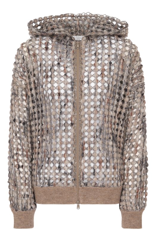 Кардиган Brunello Cucinelli MGSR24306 Коричневый MGSR24306