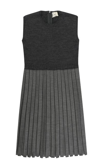Шерстяное платье с плиссированной юбкой CAF, арт. 357SM-FR/9A-11A, фото 1
