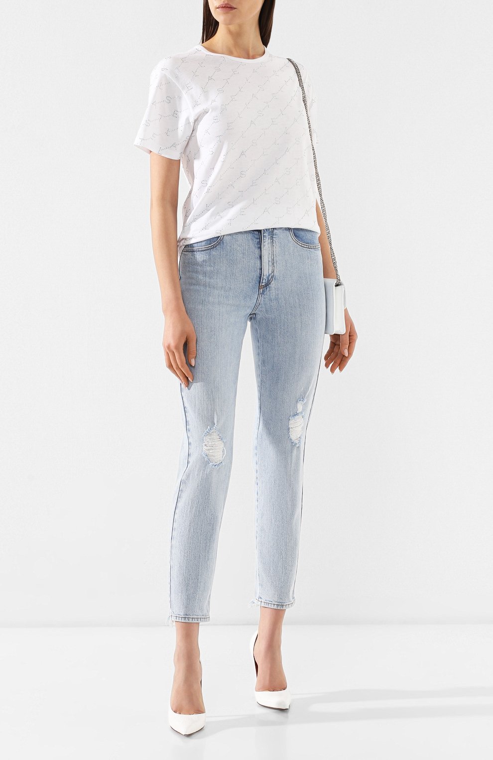 Джинсы с потертостями STELLA MCCARTNEY, арт. 450165/SMH17, фото 2