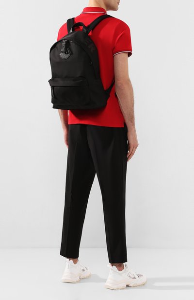 Текстильный рюкзак MONCLER черного цвета по цене 49900 руб., арт. F1-09A-5A704-40-02SAY, фото 2 Текстильный рюкзак MONCLER, арт. F1-09A-5A704-40-02SAY, фото 2