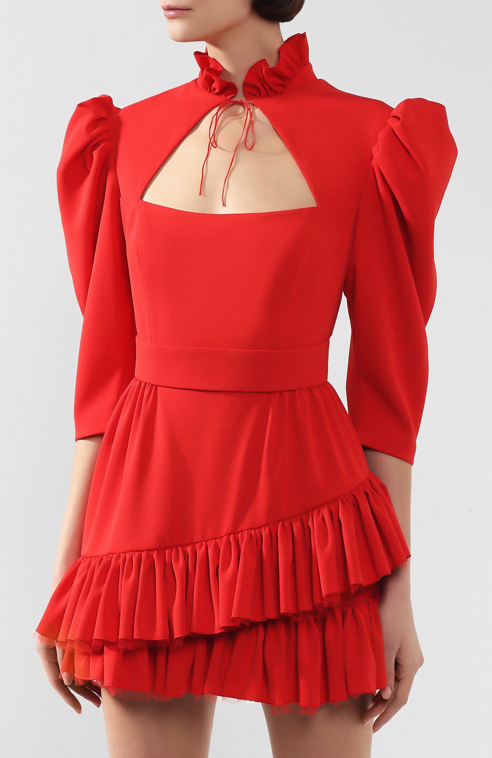 Платье ULYANA SERGEENKO оранжевого цвета по цене 210000 руб., арт. 1511т19 (ABC003FW19P), фото 3 Платье ULYANA SERGEENKO, арт. 1511т19 (ABC003FW19P), фото 3