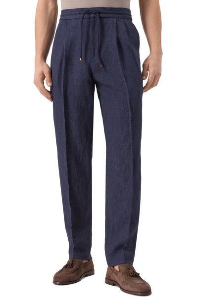 Льняные брюки BRUNELLO CUCINELLI, арт. MH248E1710, фото 3