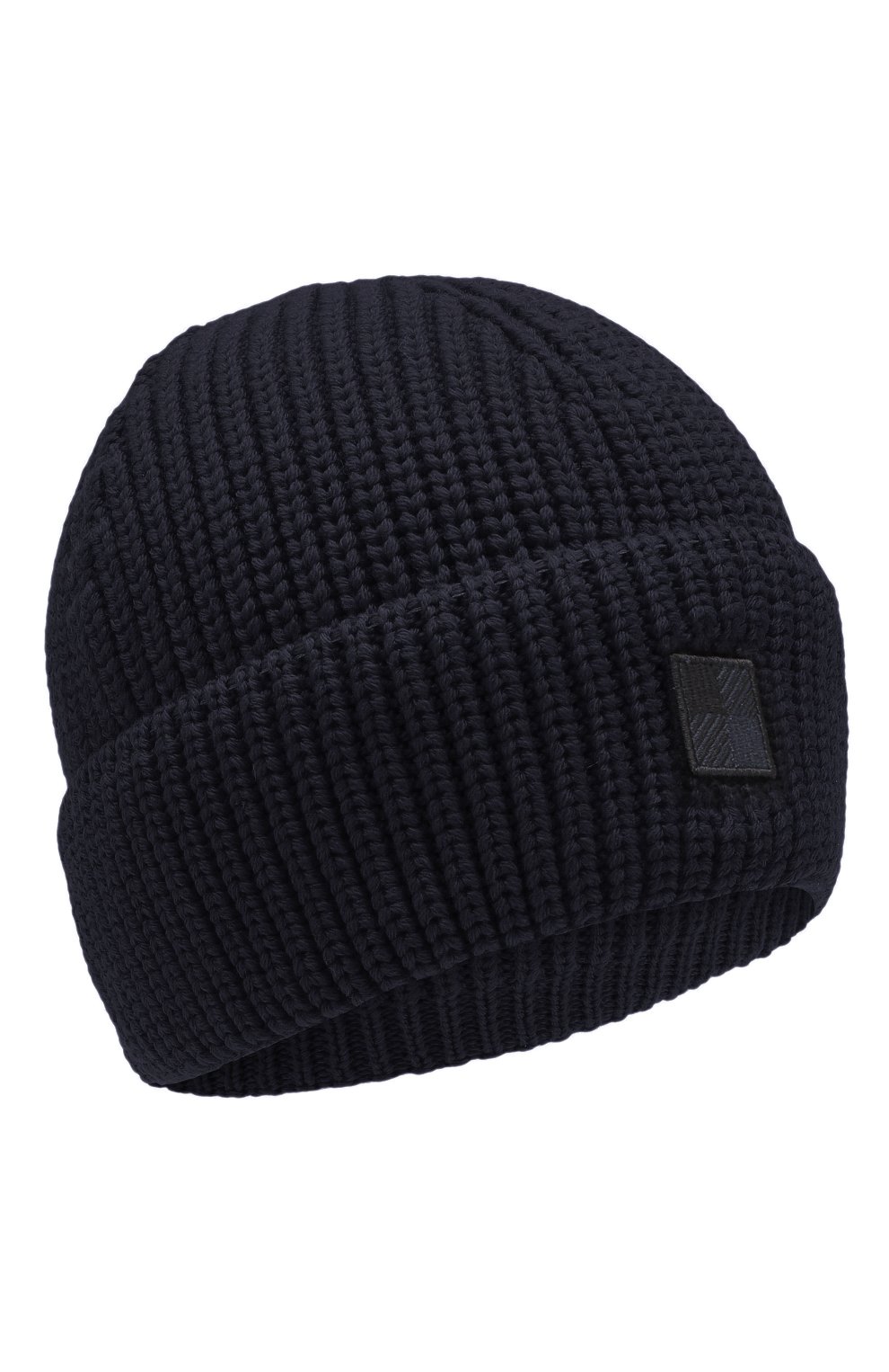 Шерстяная шапка WOOLRICH темно-синего цвета по цене 7180 руб., арт. W0ACC1637/UF0098, фото 1 Шерстяная шапка WOOLRICH, арт. W0ACC1637/UF0098, фото 1