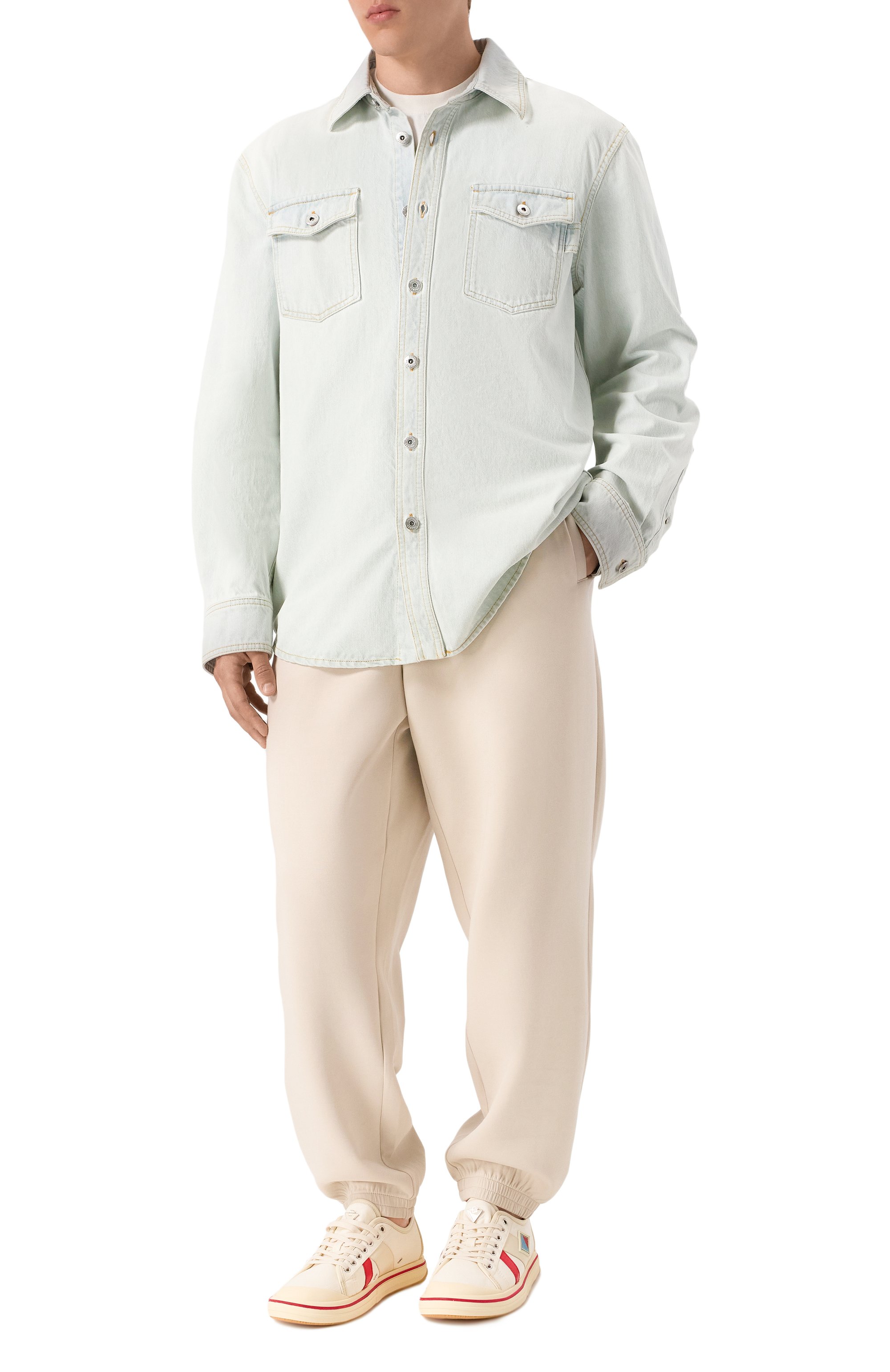 Текстильные кеды eliot BOTTEGA VENETA, арт. 838371/V5JG1, фото 2