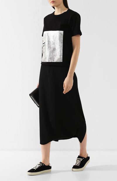 Хлопковая футболка YOHJI YAMAMOTO, арт. YZ-K73-049, фото 2