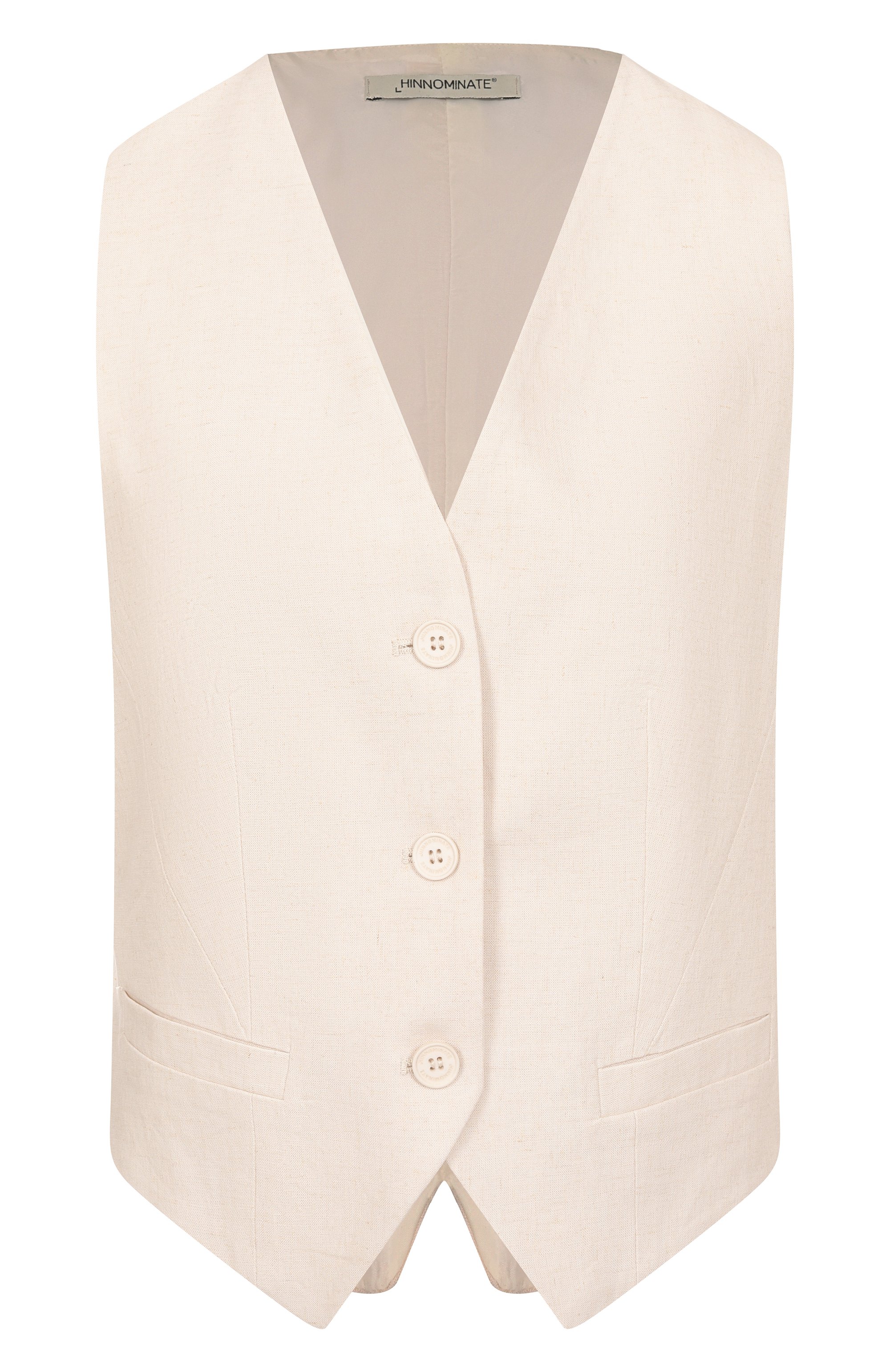 Жилет изо льна и вискозы HINNOMINATE, арт. HMABW01842, фото 1