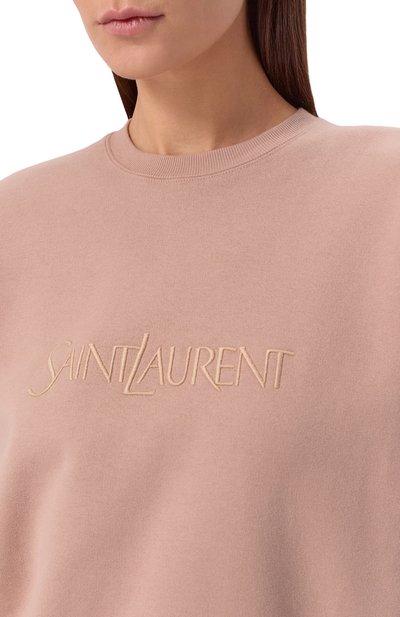 Хлопковый свитшот SAINT LAURENT, арт. 802001/Y36SW, фото 5