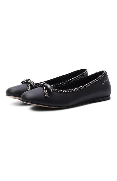 Кожаные балетки ELIE SAAB JUNIOR, арт. 82081/VAR3