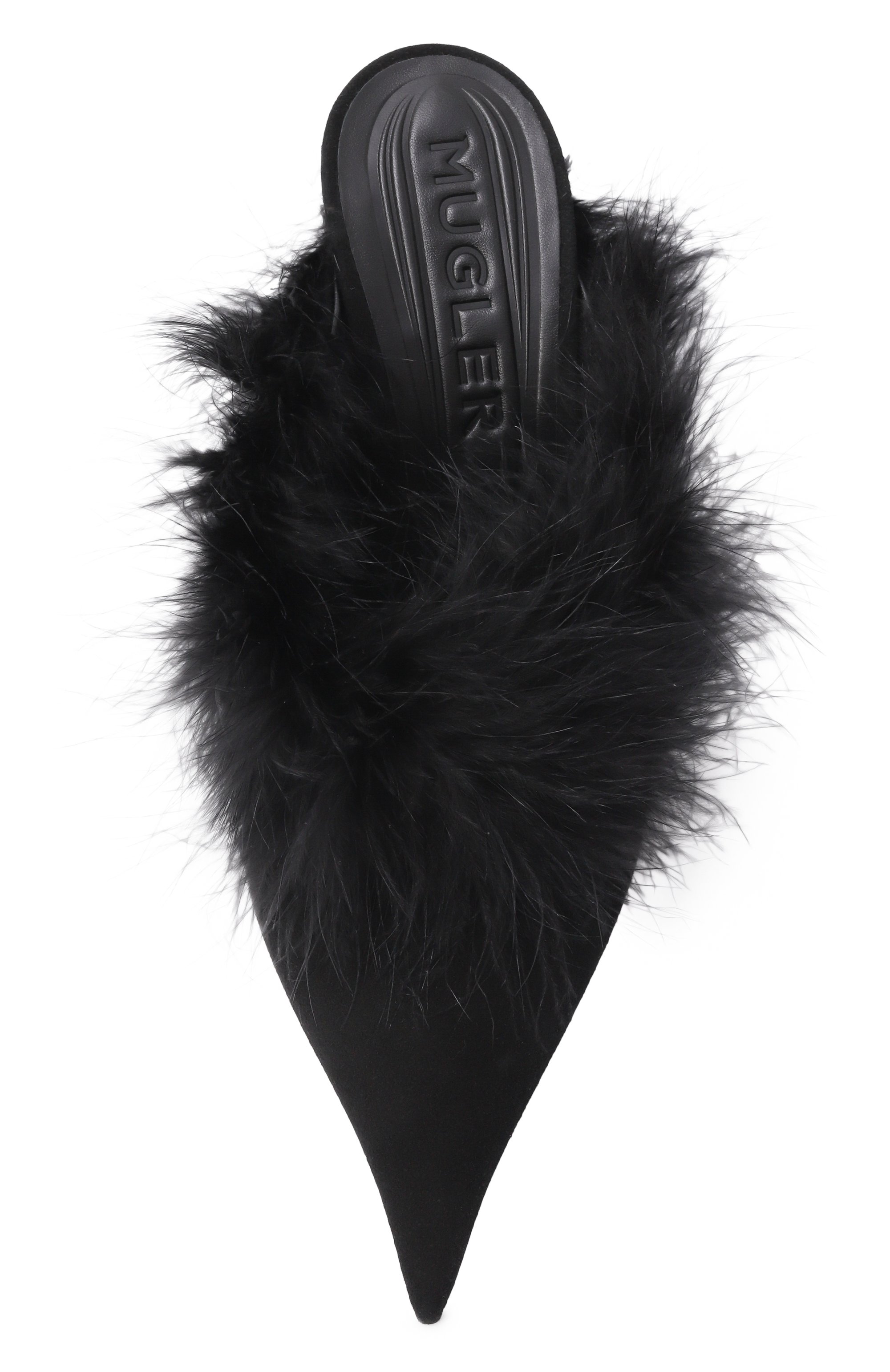 Замшевые мюли MUGLER, арт. MUWFW26FS229_SS001, фото 6