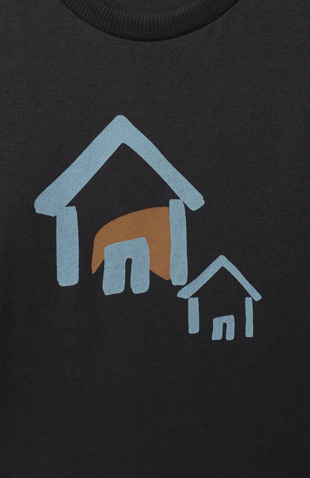 Хлопковый лонгслив SANETTA серого цвета по цене 3165 руб., арт. 10128, фото 3 Хлопковый лонгслив SANETTA, арт. 10128, фото 3