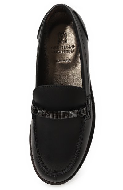 Кожаные лоферы BRUNELLO CUCINELLI, арт. BZRAPZG239, фото 4