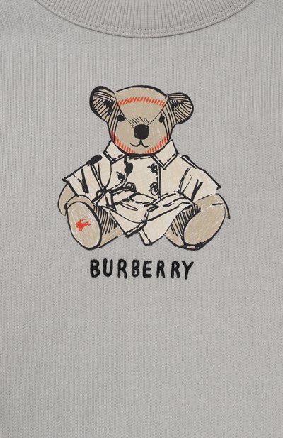 Хлопковый свитшот BURBERRY, арт. 8119407, фото 3